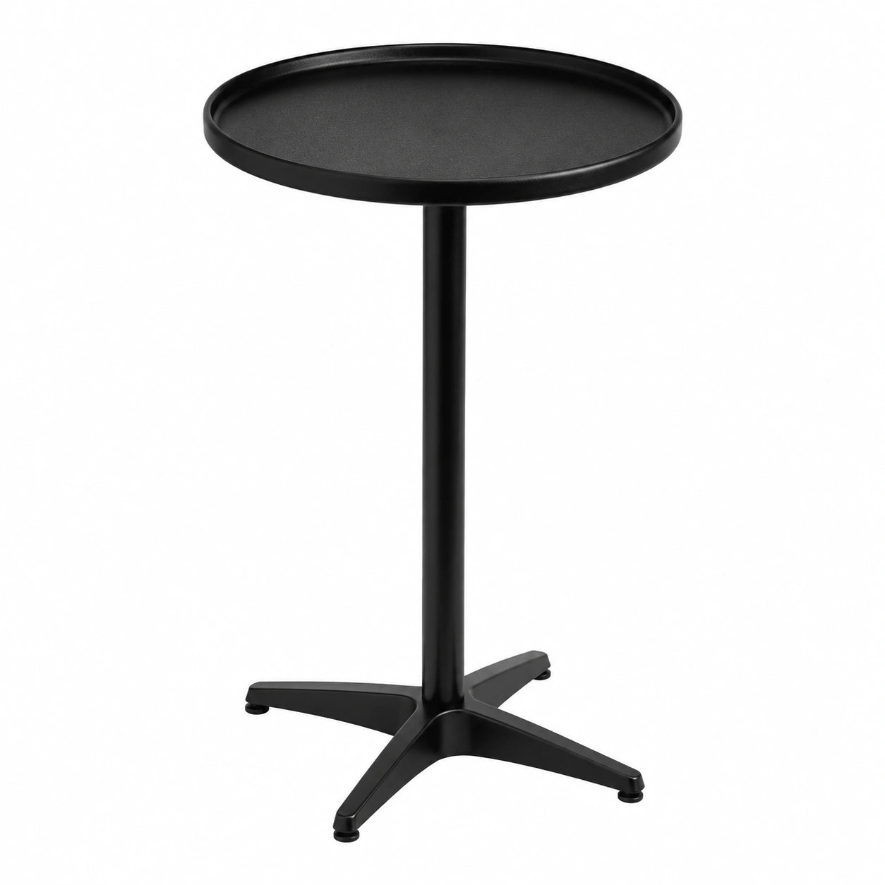 Gedotec Möbelknopf Vollmetall Schwarz Ø50 mm | Moderner Schrank- und Schubladenknopf | Küchen- und Türgriffe