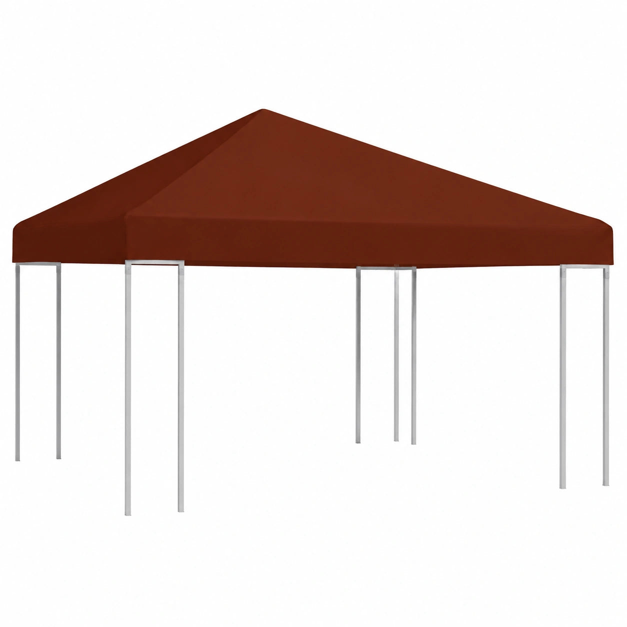 Homgoday Terrakotta Pavillon-Abdeckung, 310 g/m², 3x3 m, geeignet für Innen- und Außenbereiche