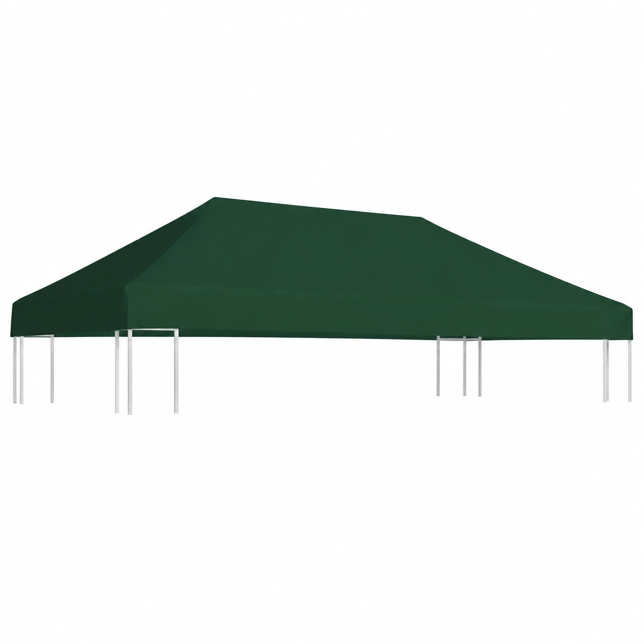 Wasserdichte Pavillon-Abdeckung 4x3m Grün, 310 g/m² für Innen- und Außenbereich
