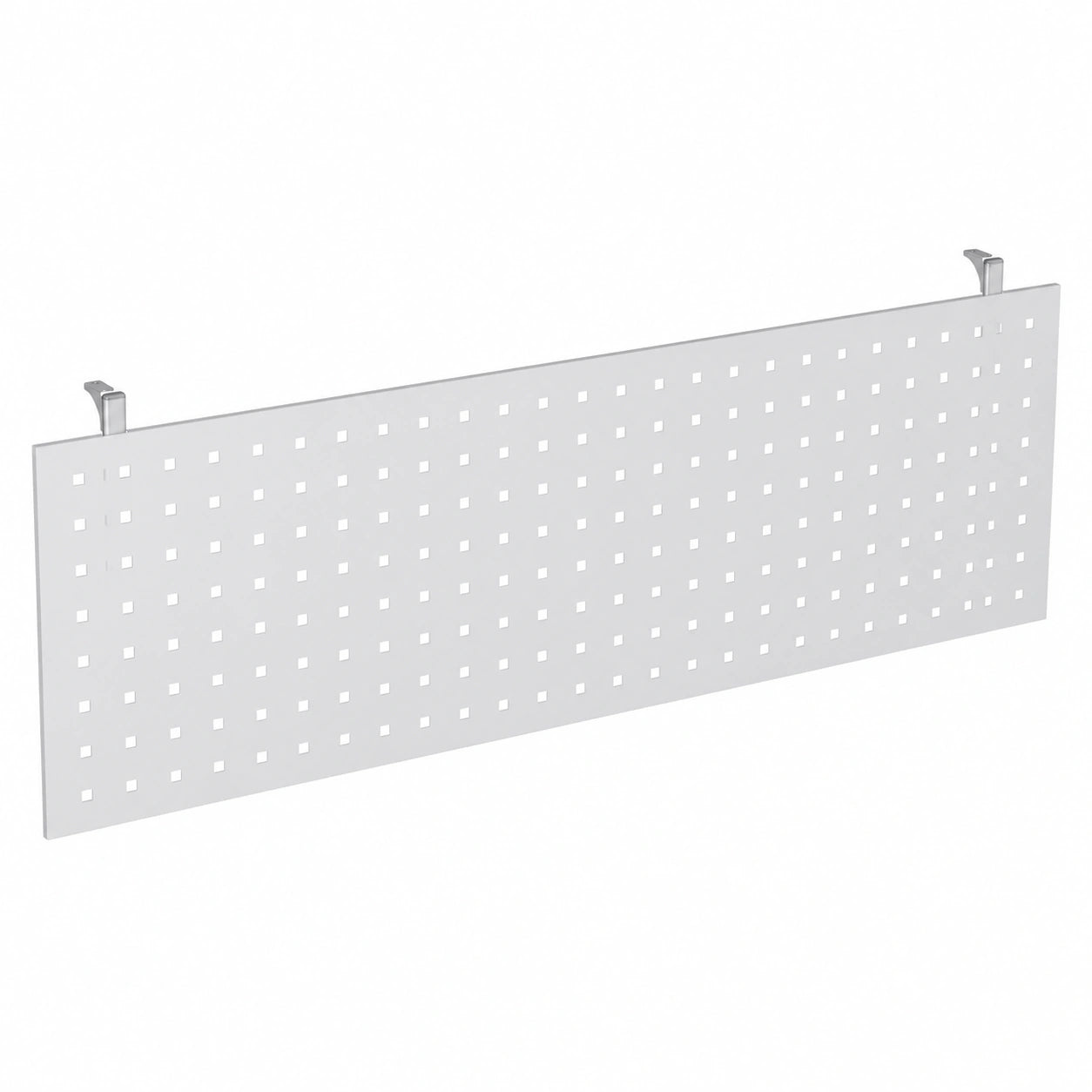 Verstellbare Knieraumblende, Metall, Silber, 180 x 6,5 x 40 cm