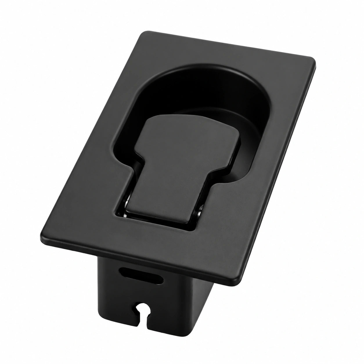 Housoutil Metallgriff Schwarz für Büro- und Wohnzimmermöbel, Quadratisch 10,5x6,4x3,6 cm