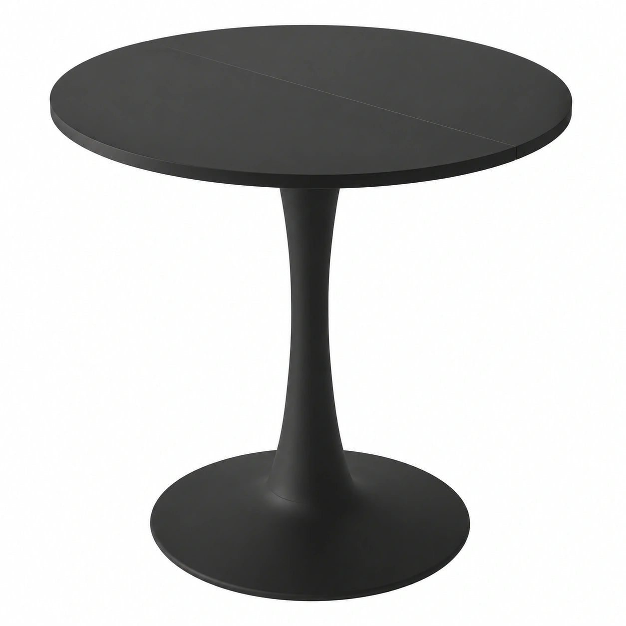 Vicco Esstisch Carl in Schwarz, kompakt 70x70 cm, ideal für kleine Räume, einfache Montage