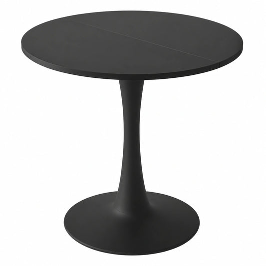 Vicco Esstisch Carl in Schwarz, kompakt 70x70 cm, ideal für kleine Räume, einfache Montage