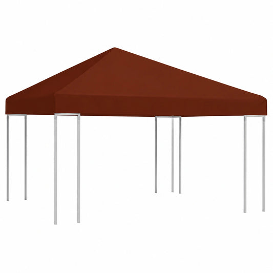 Homgoday Terrakotta Pavillon-Abdeckung, 310 g/m², 3x3 m, geeignet für Innen- und Außenbereiche