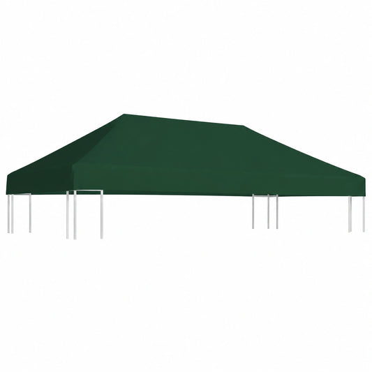 Wasserdichte Pavillon-Abdeckung 4x3m Grün, 310 g/m² für Innen- und Außenbereich