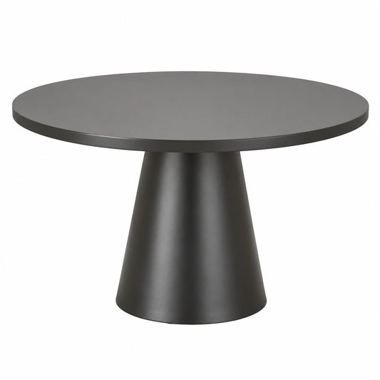 Runder Esstisch 150 cm, Schwarz, für 6 Personen, Modernes Design