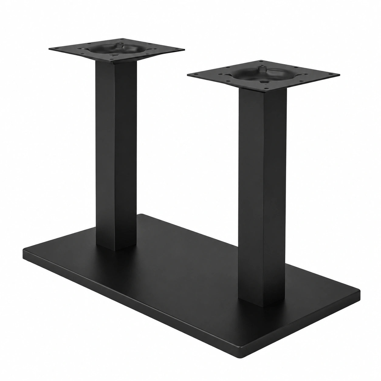 Doppel Tischgestell für Ess- und Schreibtische, Schwarz, 72 cm Höhe