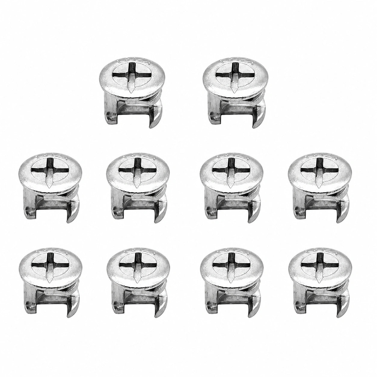 10er Pack Exzenterverbindungsbeschläge für Möbel